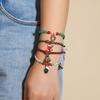 Christmas Hand-woven Bracelet Women's Versatile Christmas Tree Old Man Hand Rope Couple Girlfriend Jewelry