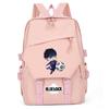 College Style Junior High School Student Backpack Animation Peripheral Printing Ridge Protection Student Schoolbag