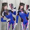 Anime Woman Jumpsuit Tights Dva Cosplay Costume Game Zentai Wig Cosplay Props Headphone Suit D.Va Cos Party Halloween Costumes