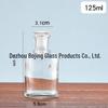 Brown Wide-Mouth 500ml Reagent Bottle with Ground-Glass Stopper