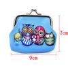 Women Coin Purse Owl Printing Ladies Coin Purse Pocket Coin Pouch Key Credit