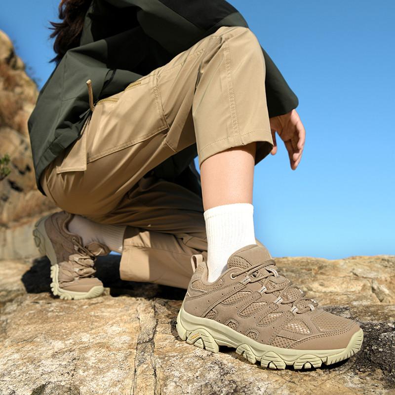 Casual Sneakers Women Breathable Soft Flat Low-top Casual Outdoor Hiking Shoes Men Anti-slip Lace-up Durable Men Shoes Women