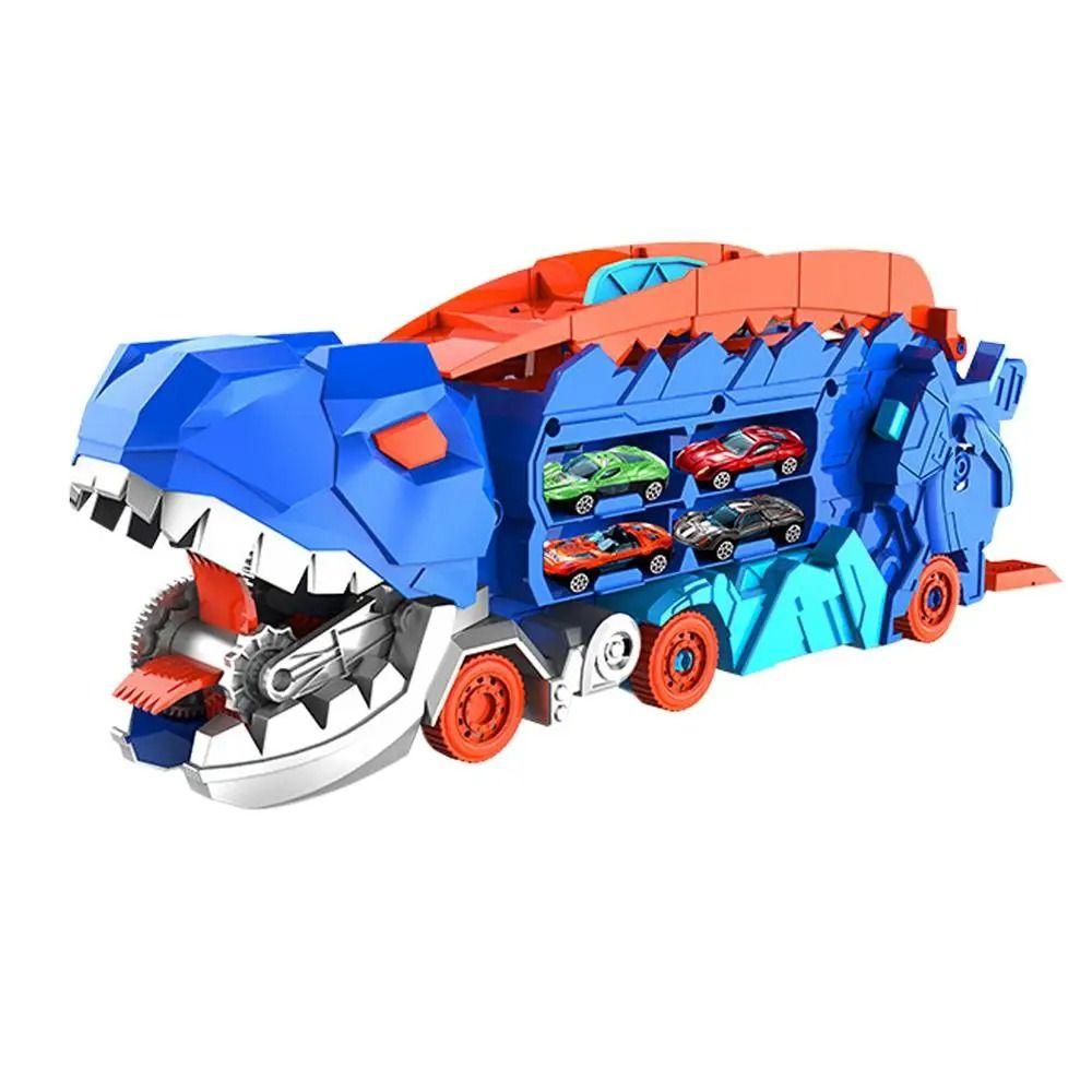 with Handle Dinosaur Transformed Toy Dual-mode Dinosaur Track Toy Dinosaur Car Toy Children