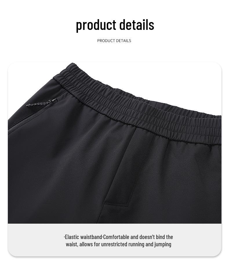 2025 Męskie Wiatroszczelne Spodnie Turystyczne Longjia - Odporne na Ścieranie, Codzienne, Proste