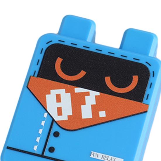 Cartoon Würfel Klicker Schlüsselanhänger Spielzeug Stressabbau Dekompressionsknopf Fidget Schlüsselring Hängende Dekoration Tasche Anhänger Geldbörse