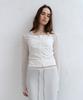 Low Tide Knit Sleeveless Cardigan Set Up [White]