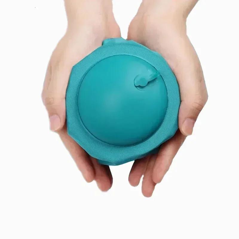 Flocking Inflatable Portable Neck Pillow That Can Be Stored And Self Filled Suitable For Outdoor Travel Business Trips Camping