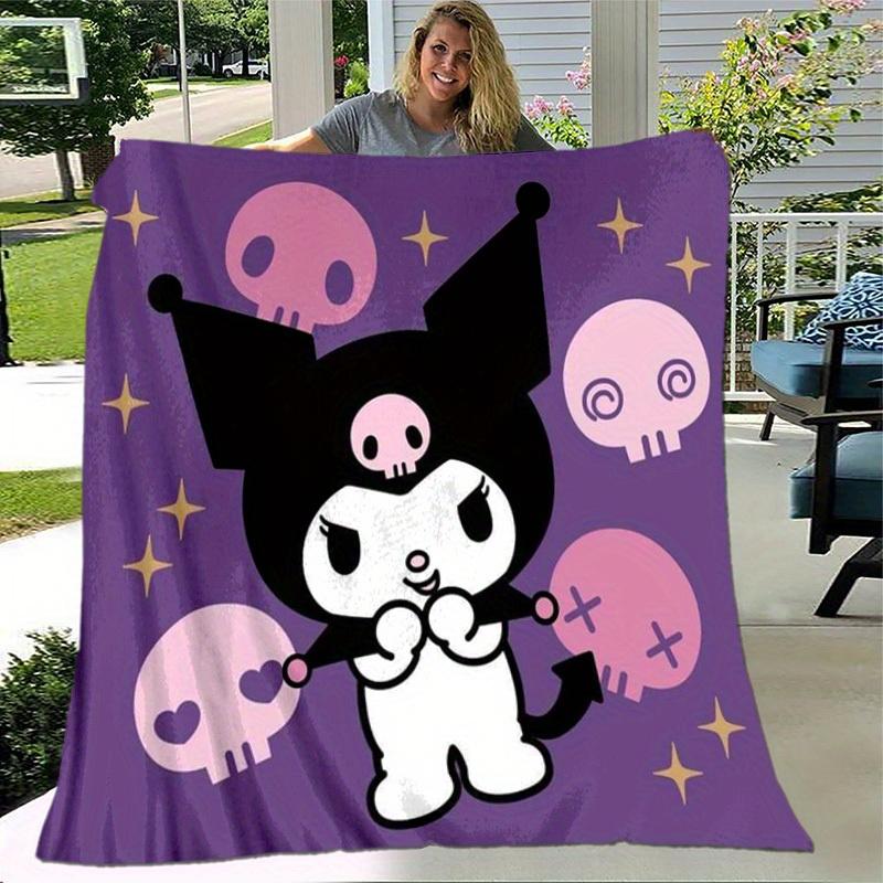 1pc. Cute Skull Patterned Blanket - Perfect for Home, Office, or Outdoor Use - Ideal G