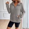 Women Tops Long Sleeve R-Neck Shirts Fall Fashion  Casual Business Tunic Blouses