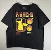 NEW HOT Pokemon Pikachu Graphic T Shirt Short Sleeve Crewneck Black