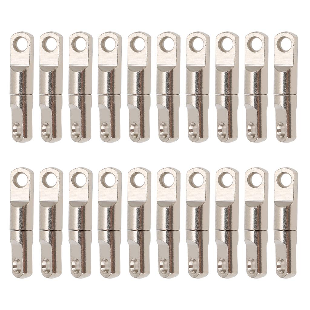 20pcs Fishing Connector Swivels Reduce Water Resistance Fishing Rolling Bearing Connector for