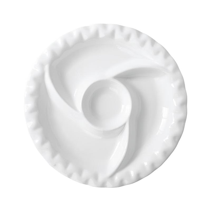 Baijie Ceramic Steaming Plate