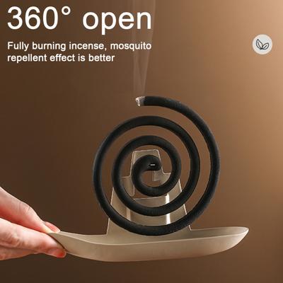 Iron Repellent Incense Coil Holder Wall Mount Heavy Duty Metal Incense Burner Tray