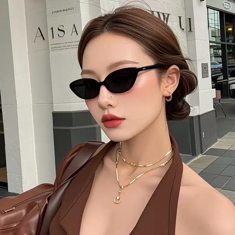 1/4pcs Cat Eye Sunglasses Women Men Retro UV Protection Vintage Small Frame Eyewear Oculos De Sol Fashion Shades