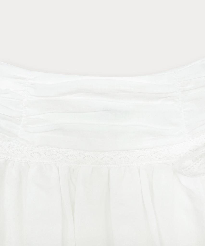 Sseomweeobeoteo Wendy Linen Mini Skirt - Ivory
