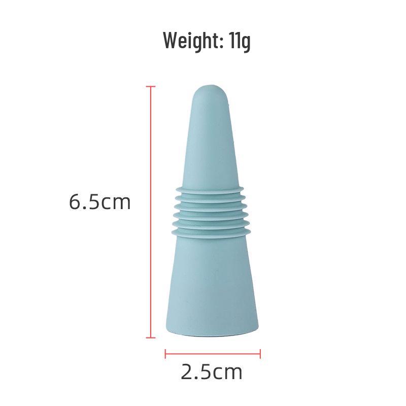 Silicone Wine & Champagne Sealer Bottle Stopper Preserver