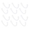 6Pair Ear Strap Pad Mouth Muffle Ear Protector Silicone Earloop Ear Savers for Daily UseWhite