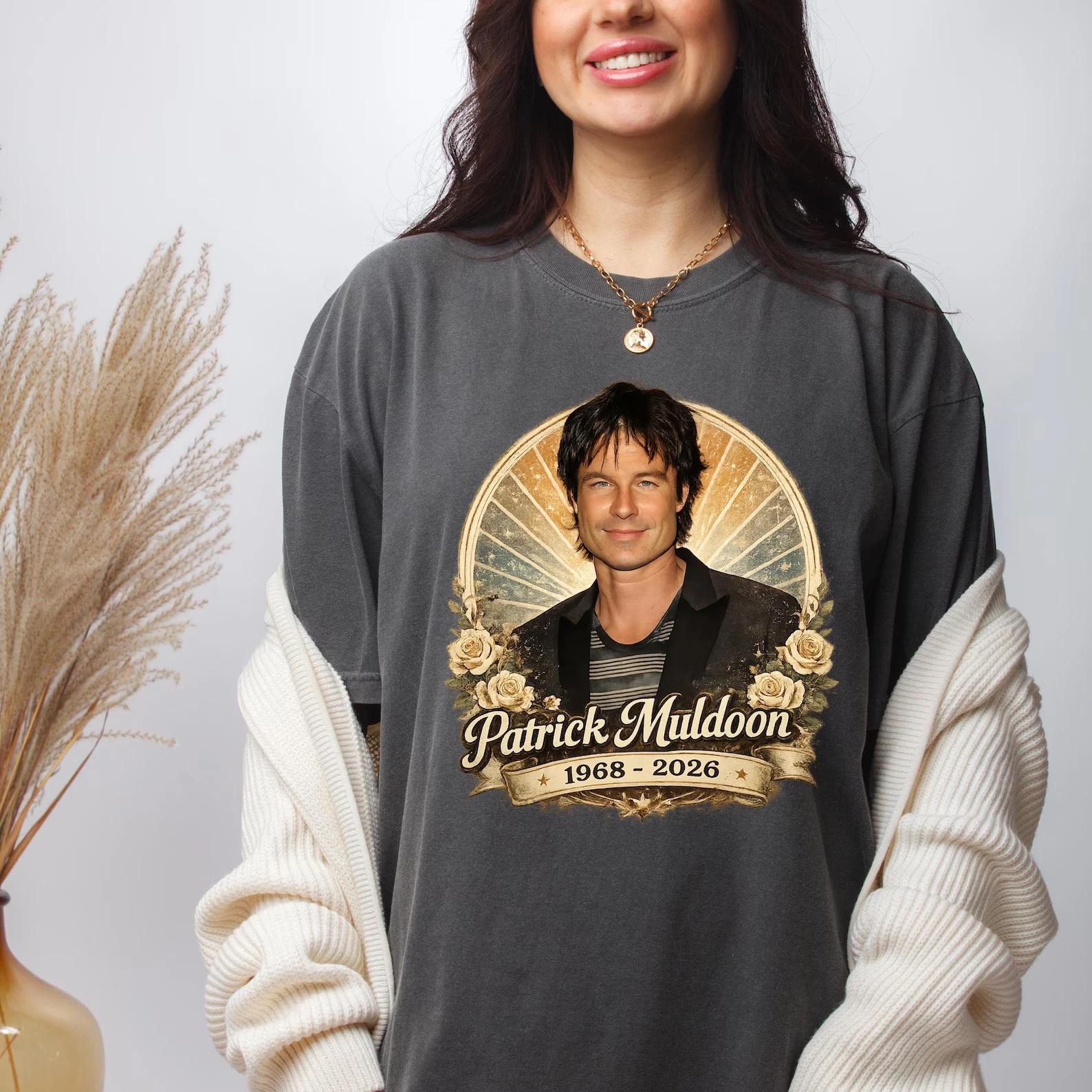 Patrick Muldoon Vintage Memorial T Shirt Retro Tribute Design 2XL
