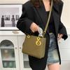 HandbagWomen Marke Luxus Totes Hohe Qualität Mode Klassische Gesteppte Quadratische Griff Tasche Frauen Umhängetaschen Schulter Taschen