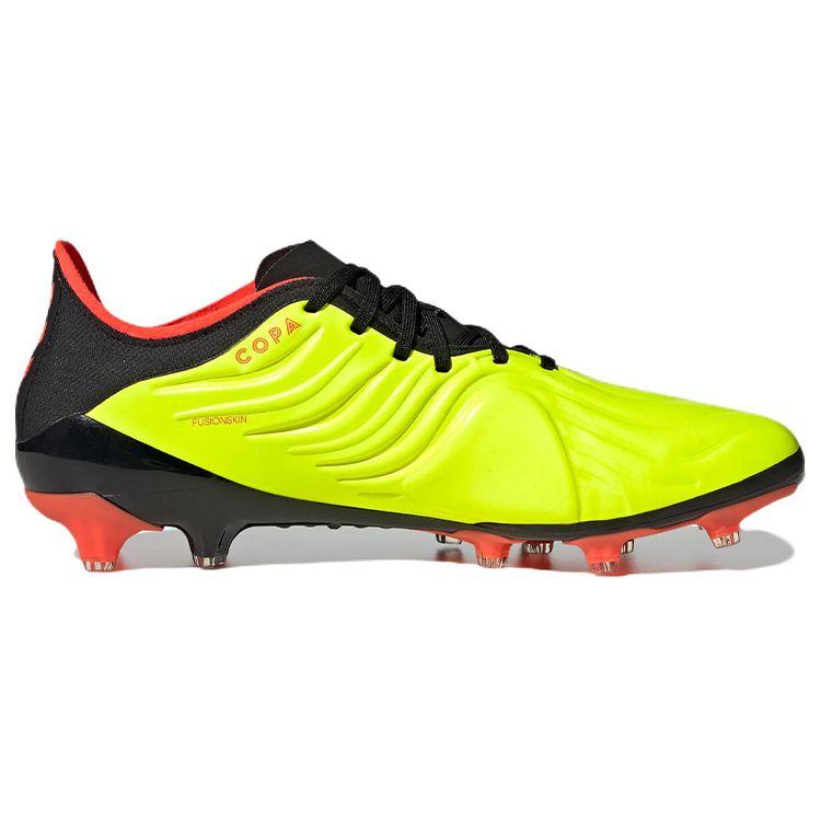 Adidas Copa Sense.1 Comfortable AG (Rubber Short Studs) Slip-Resistant Durable Soccer Shoes Men Soccer Shoes Fluorescent-Yellow GZ1354