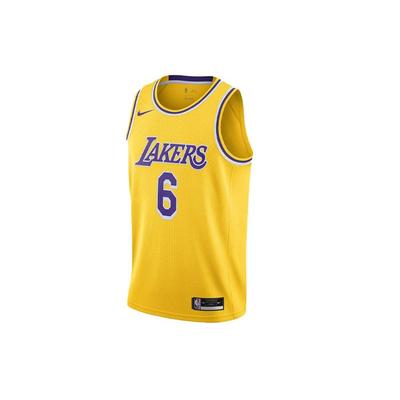 Maglia LeBron James Lakers Icon Edition Giallo/Viola Uomo Streetwear CW3669-738