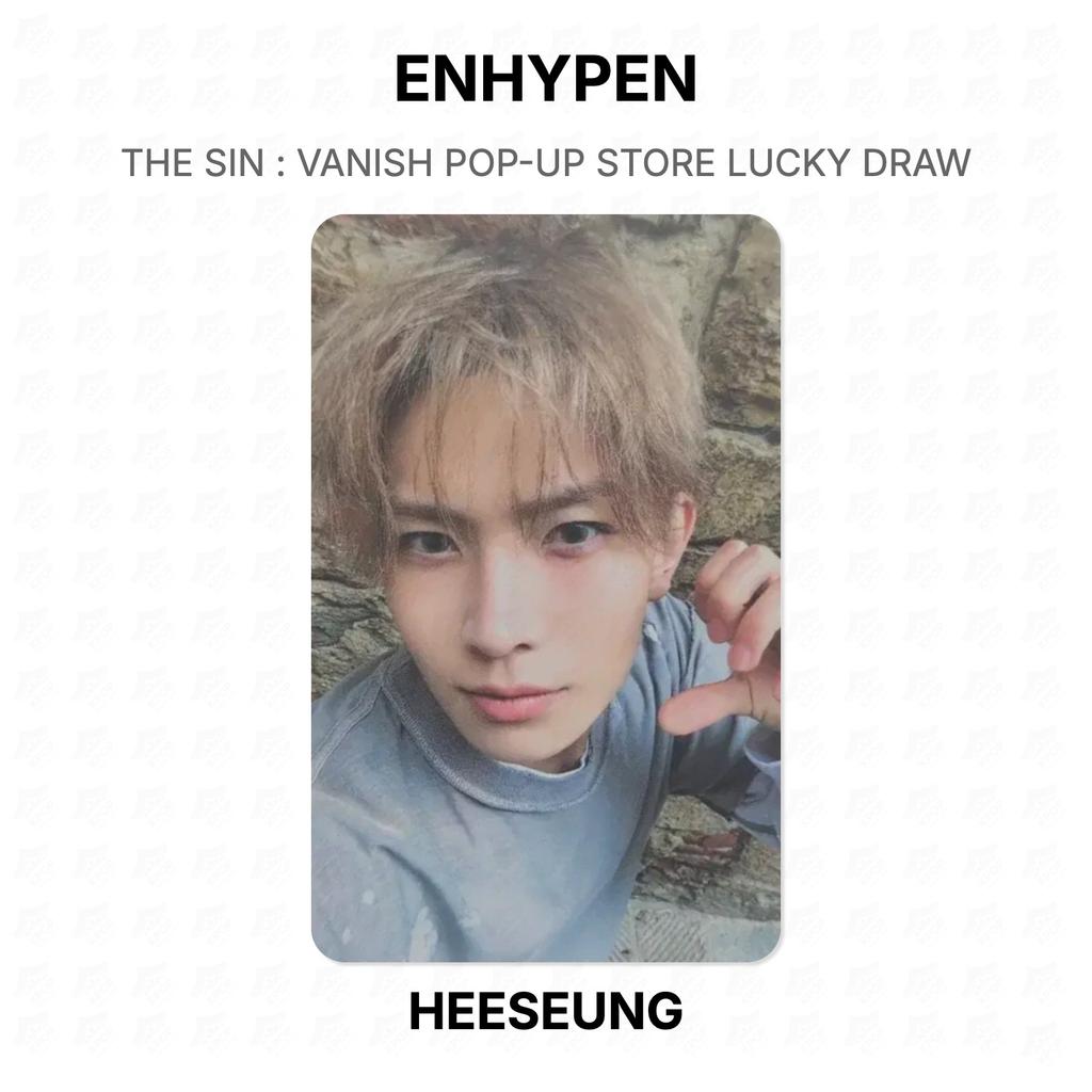 ENHYPEN THE SIN : VANISH POP-UP STORE LUCKY DRAW Official Photocard