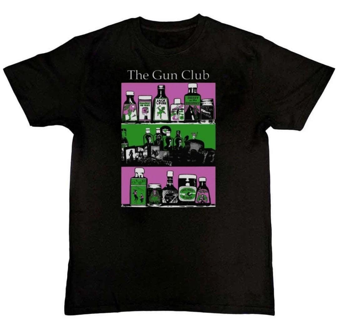 Vtg The Gun Club Band Graphic Print Mens T-Shirt S-4XL XL