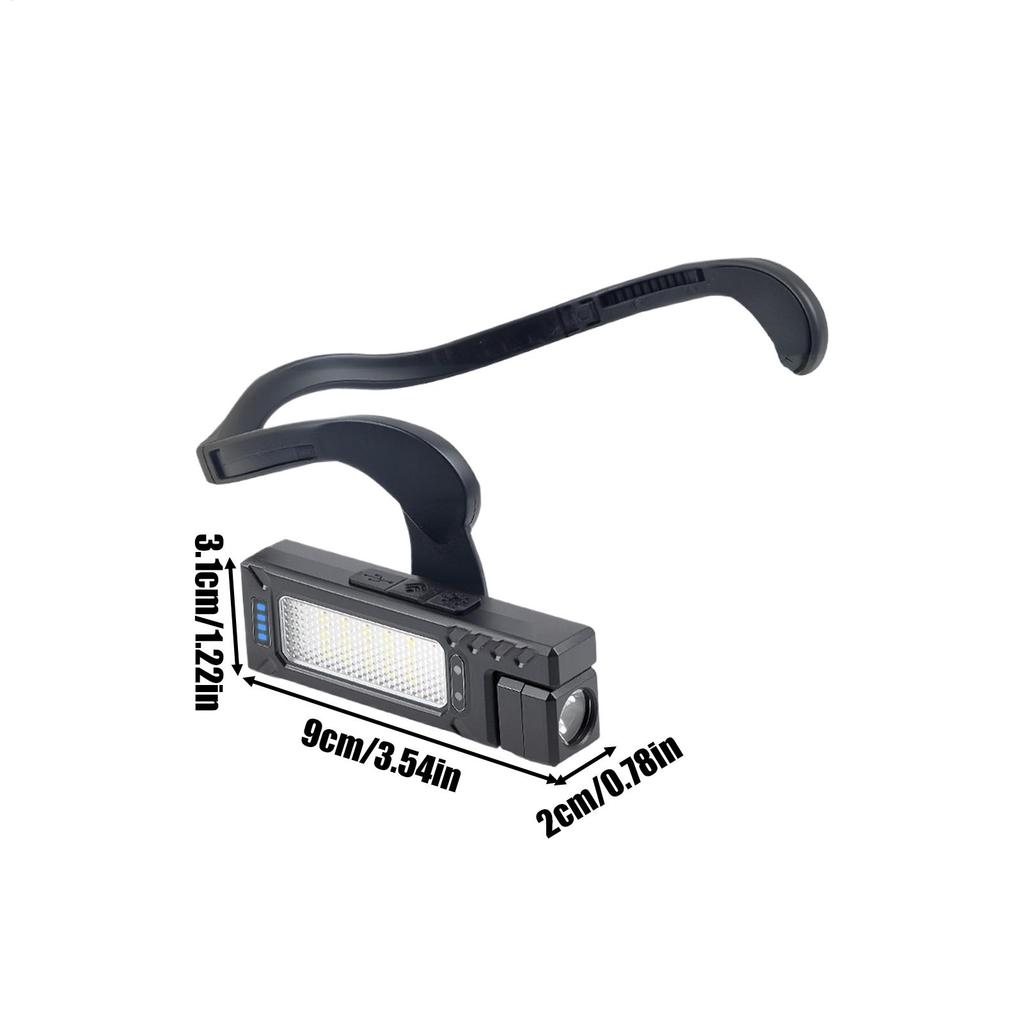 Head Lamps Led Rechargeable Ear Worn Head Torch Light Long-Lasting Power Backpacking Camping Headlight For Fishing Caving