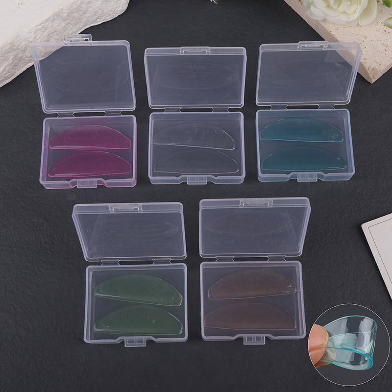 1 Pair Lash Softening Pads Silicone Eyelash Perm Pads Lashes Rods Shield Lifting 3D Eyelash Curler Accessories Applicator Makeup