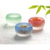 Yamaco Usugiri Glass Small x 27977 Bowl, Green, 6.6 H3.8cm,