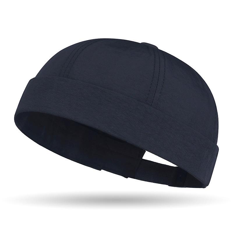 Herenmode Sneldrogende Randloze Skullcap - Verstelbaar, Ademend, Voor Alle Seizoenen