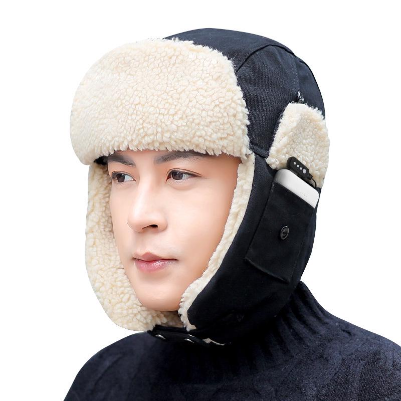 USB Heated Far Infrared Warm Hat for Autumn/Winter Outdoor Use