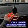 For Volvo S90Glowing Acrylic Car LED Light Hanging Auto Accessories Interior For Volvo XC90 V90 V60 XC60 S80 S60 S90 C40 XC40 V70 XC70