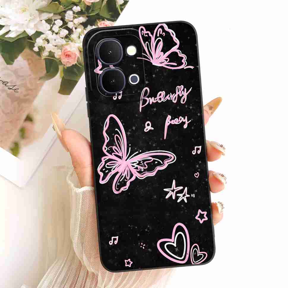 For Vivo Y31d 4G V2543 Case Fashion Cartoon Painting Silicone Full Protcetion Back Cover For Vivo Y 31d Y31D 4G Bumper Shell