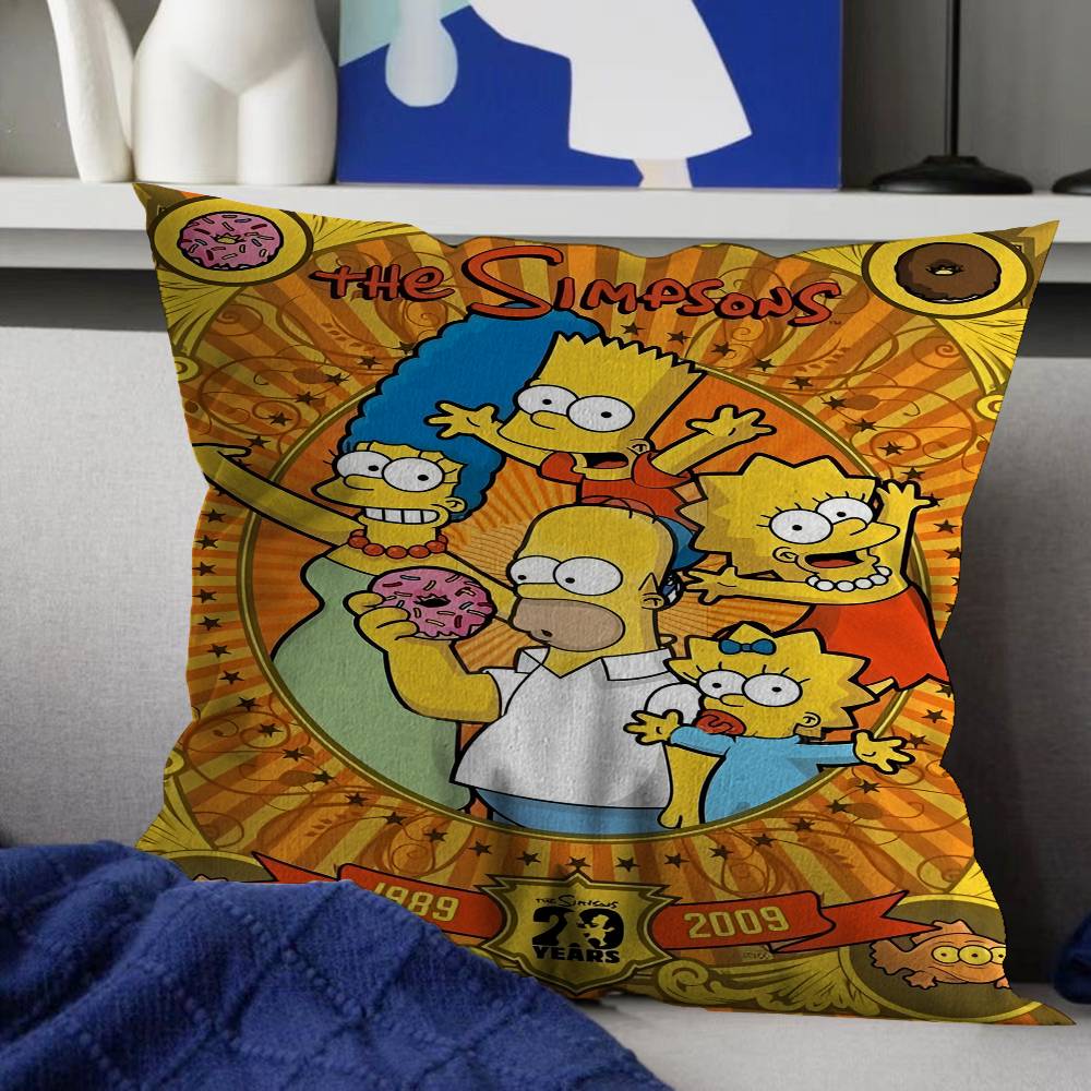 Cartoon T-The Cool S-Simpsons Pillowcases Home Bedding Decorative Pillow Cover Wedding Super Soft Pillow Case