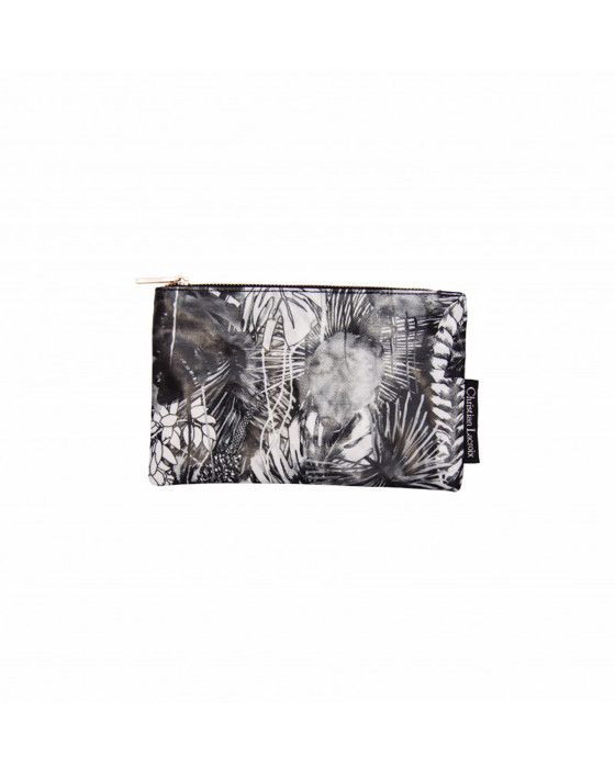 Pochette - Christian Lacroix - Flamenco PM2 - Canvas enduit - Noir - Compartiment zippé