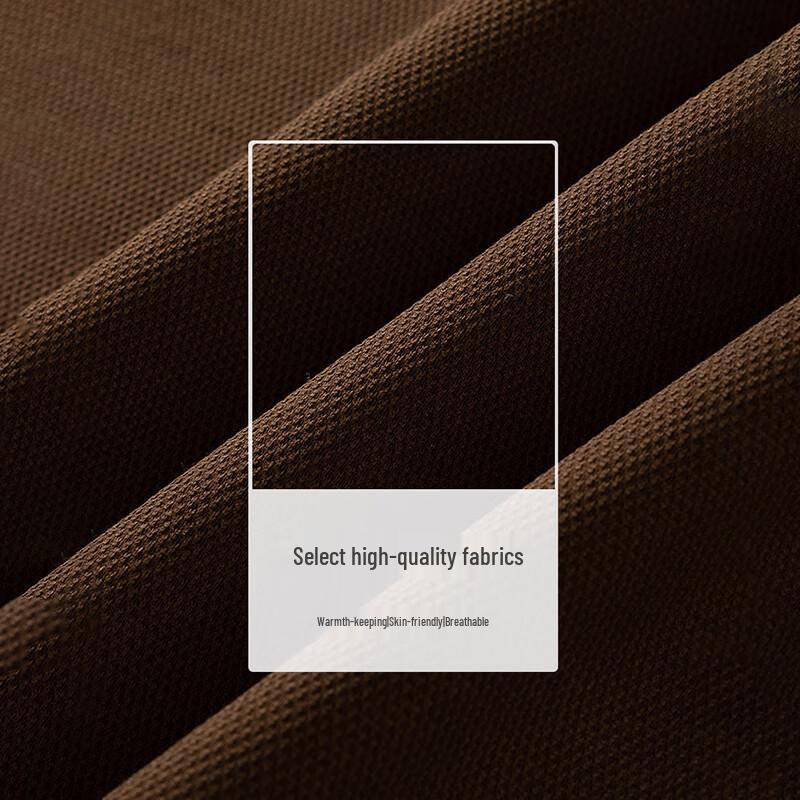 Wassup Sohot Men's American Style Polo Collar Long-Sleeve Sweatshirt