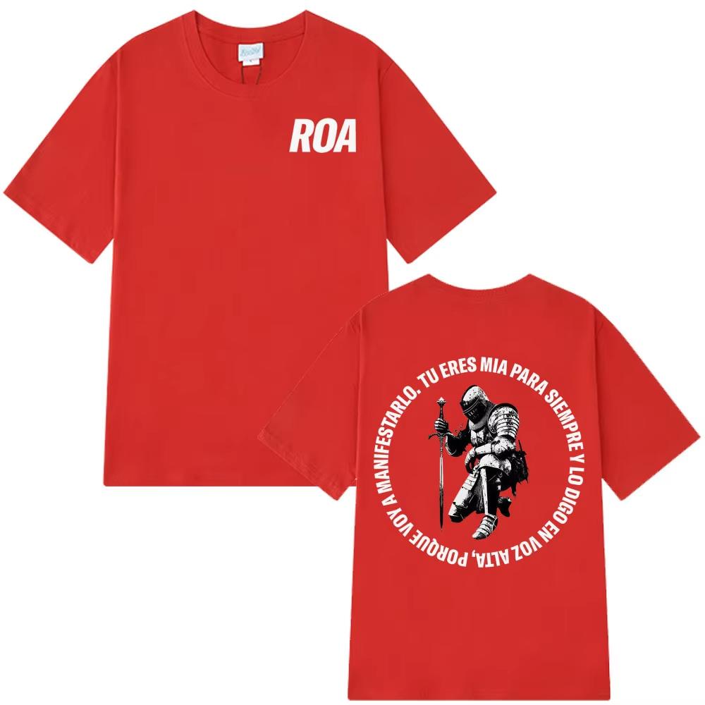 

Rapper Roa Tour 2026 Fashion Print Tshirts Unisex WoUINISEX Harajuku Tshirt Summer Cotton Casual Hiphop Punk Oversized Tshirts Tops 4XL