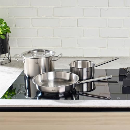 Fissler Original Profi Collection 28cm Frying Pan, Gas/IH Compatible, Made In Germany [Official Japanese Product] 084-378-28-100 Silver