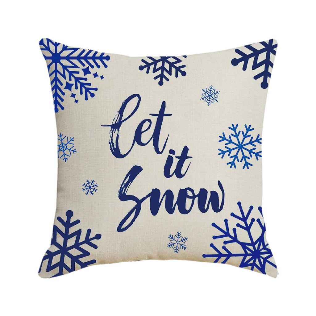 New Christmas Pillow Cover, Festive Pillow, Cushion Cover, Gift Backrest Cover, Waist Cushion Cover