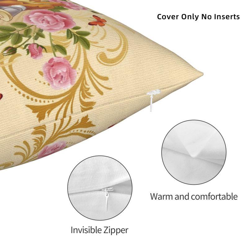 Custom Modern Disney Bambi Animated Movies Cushion Cover Soft Throw Pillow Case for Living Room