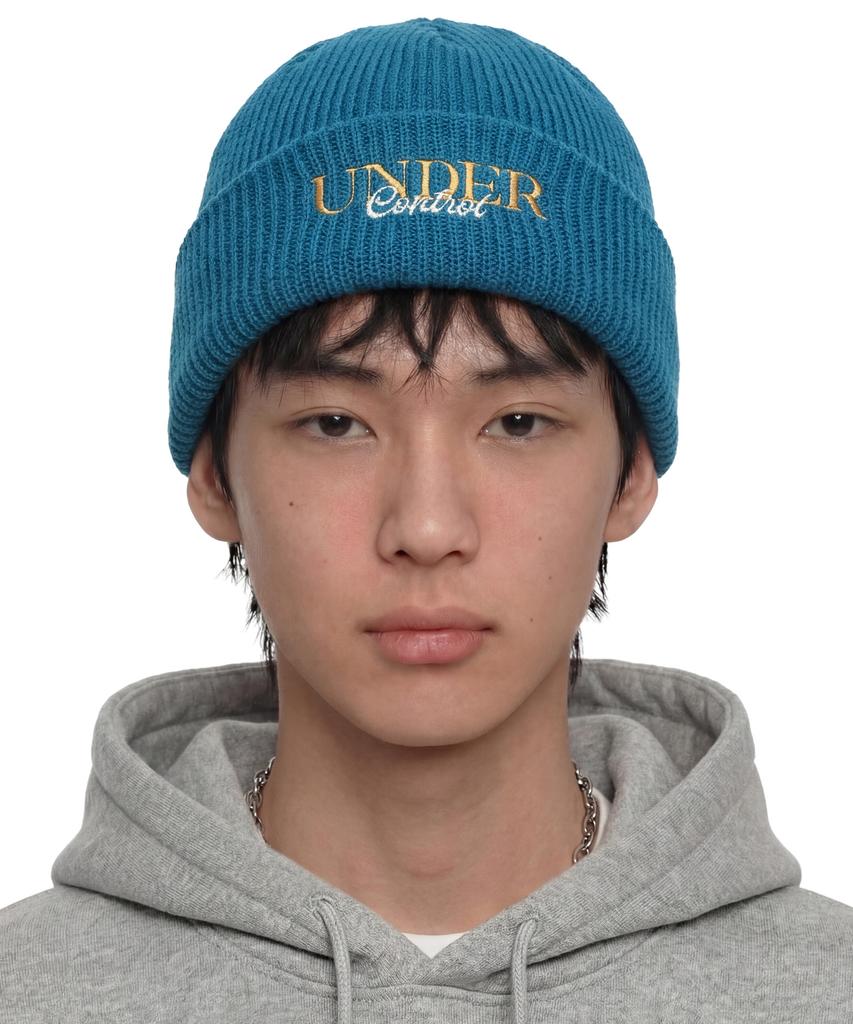 Eondeokeonteulol Winter Beanie Beanie / Athletic / Blue