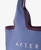 Afternoon Tea Living Tote Bag HW51 Knit Marche Tote Bag, Blue
