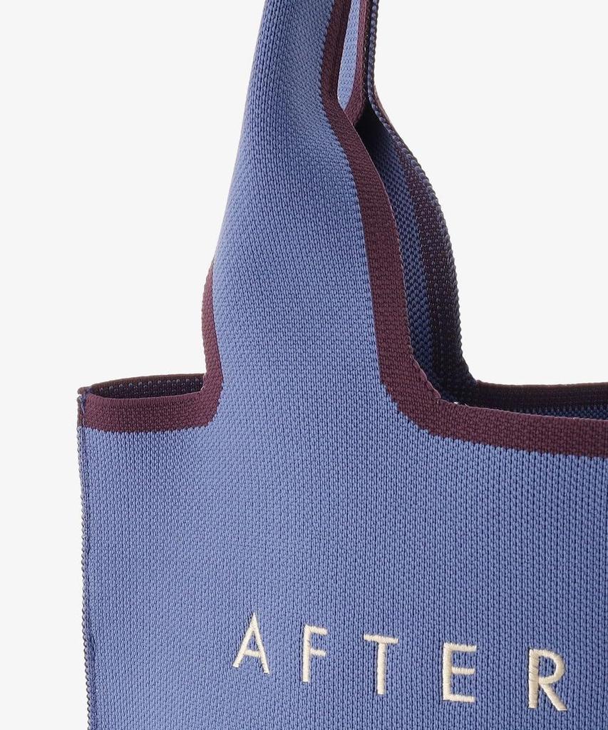 Afternoon Tea Living Tote Bag HW51 Knit Marche Tote Bag, Blue