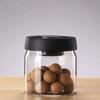 Press Type Coffee Bean Storage Jar Manual Glass Coffee Jar Vacuum Sealed Jar  Home Use