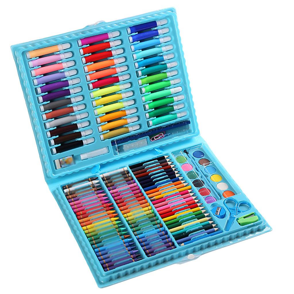 150pcs Kids Painting Set Oil Pastels Watercolor Pen Crayon Colored Pencils DIY Art Supplies for