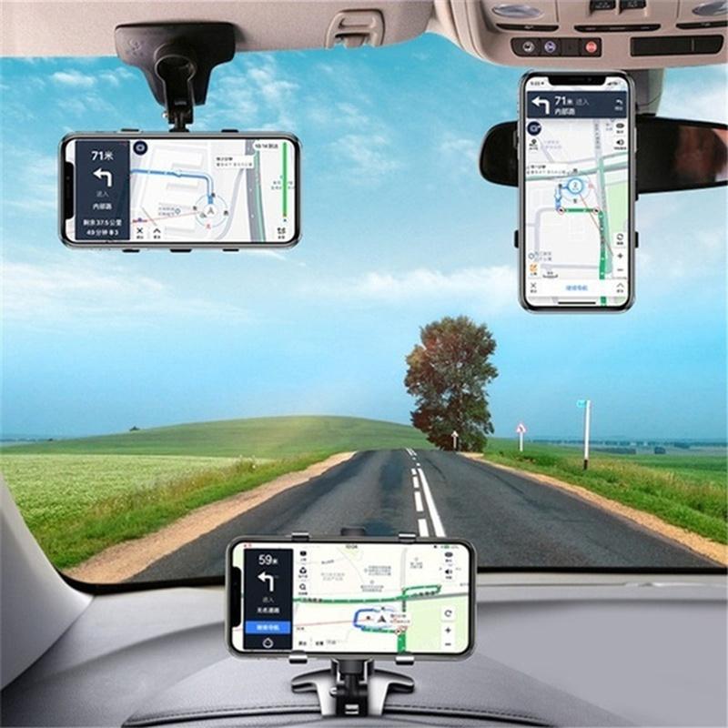 Car Phone Holder Stand Universal Dashboard Car Clip Mount GPS Bracket Car Mobile Phone Support In Car For iPhone Samsung Xiaomi