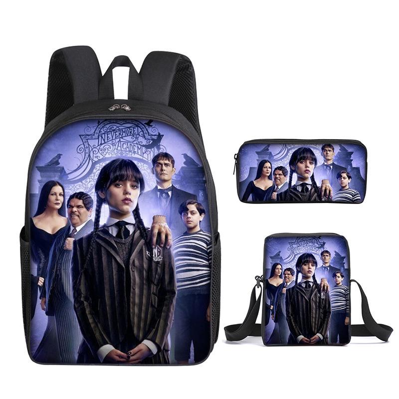 Mochila Escolar para Primaria Bolso Estuche Set de Tres Piezas