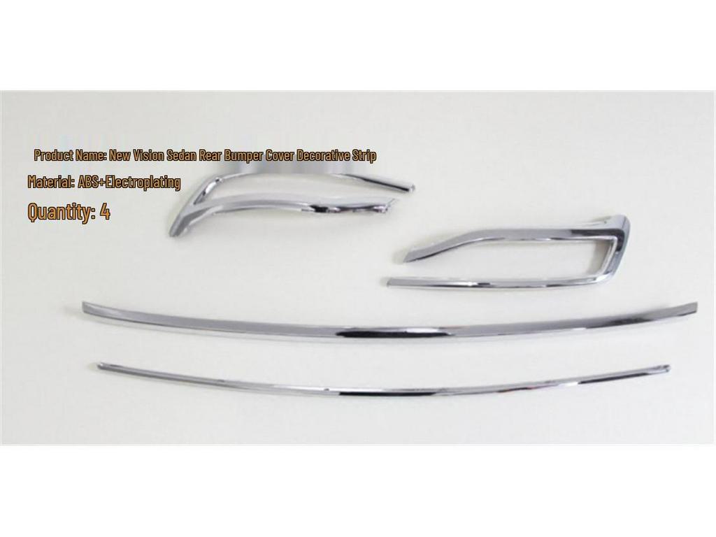 Otai Rear Bumper Trim Compatible with 15 Geely New Vision Models, GC7 Decorative Strip