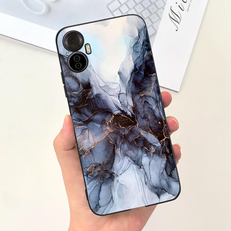For Itel Vision 5 Plus Case Marble Space Man Soft Matte Silicone Shockproof Phone Cover For Itel Vision 5+ S18 Pro Funda Coque